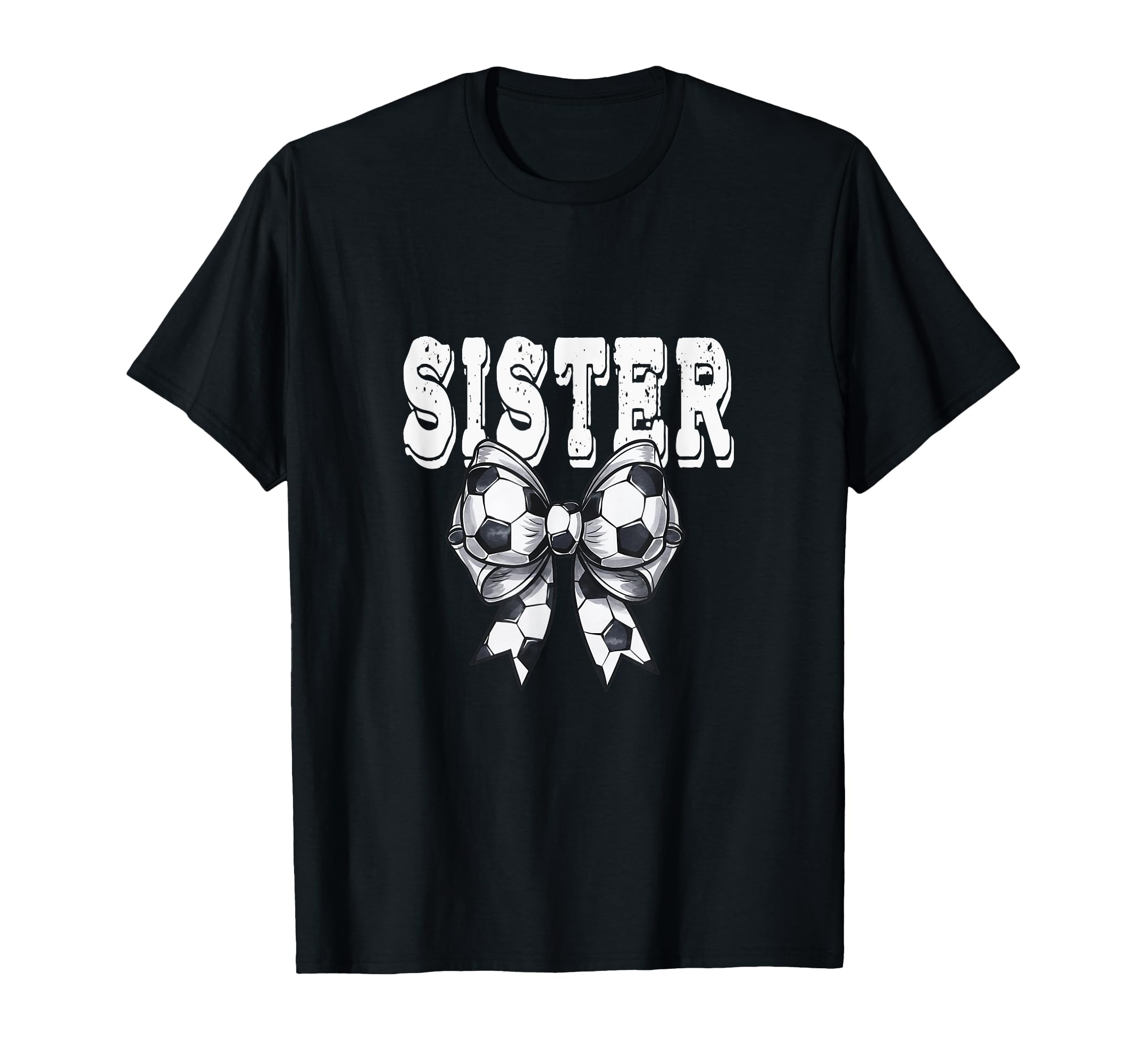 Coquette Soccer Bow Mom Sister Grandma T-Shirt - Unique Graphic Unisex