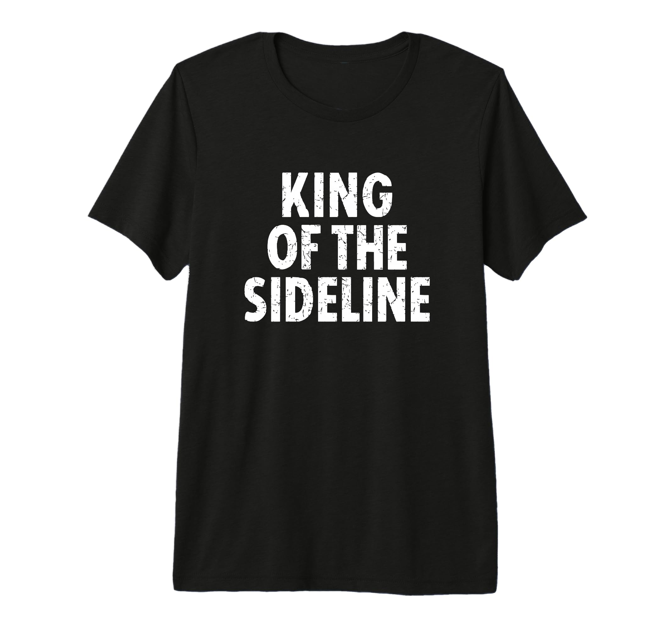 Mens Soccer Dad King Sideline Funny Tri T-Shirt - Graphic Print Men Women