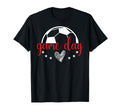 Game Day Soccer Heart Soccer T-Shirt - Casual Everyday Wear for Adults