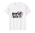 Bow Up Kick It Soccers Motivational T-Shirt - Trendy Graphic for Adults