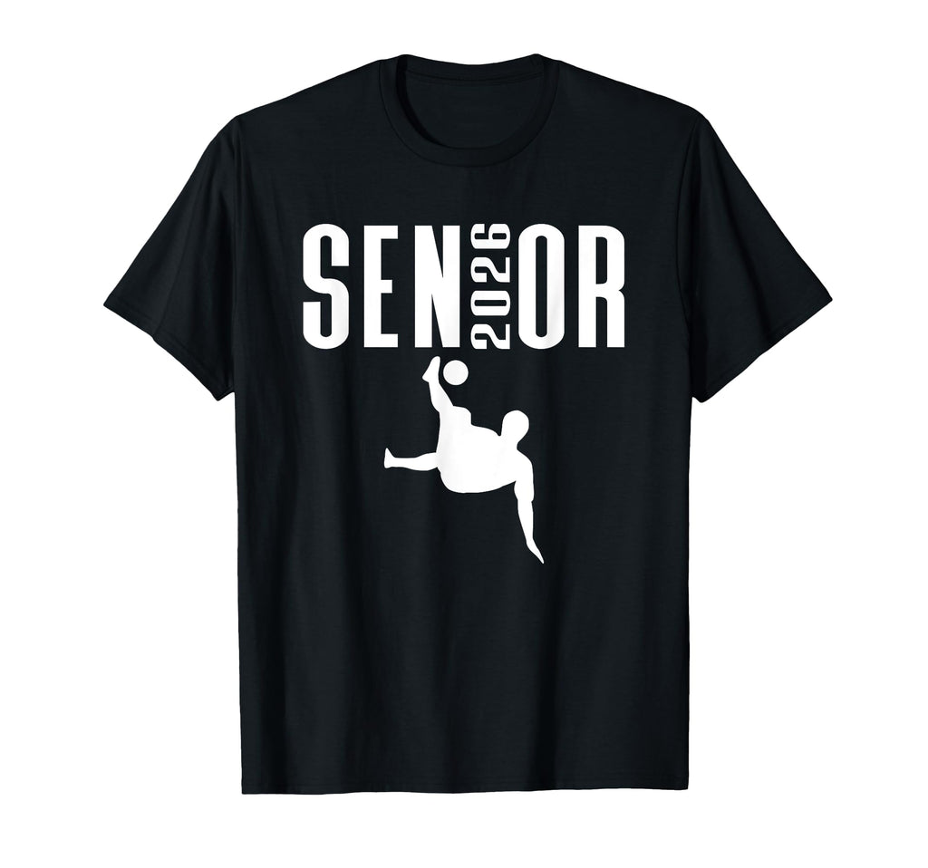 Class 2026 Senior Sports Themed Soccer T-Shirt - Streetwear Style Unisex