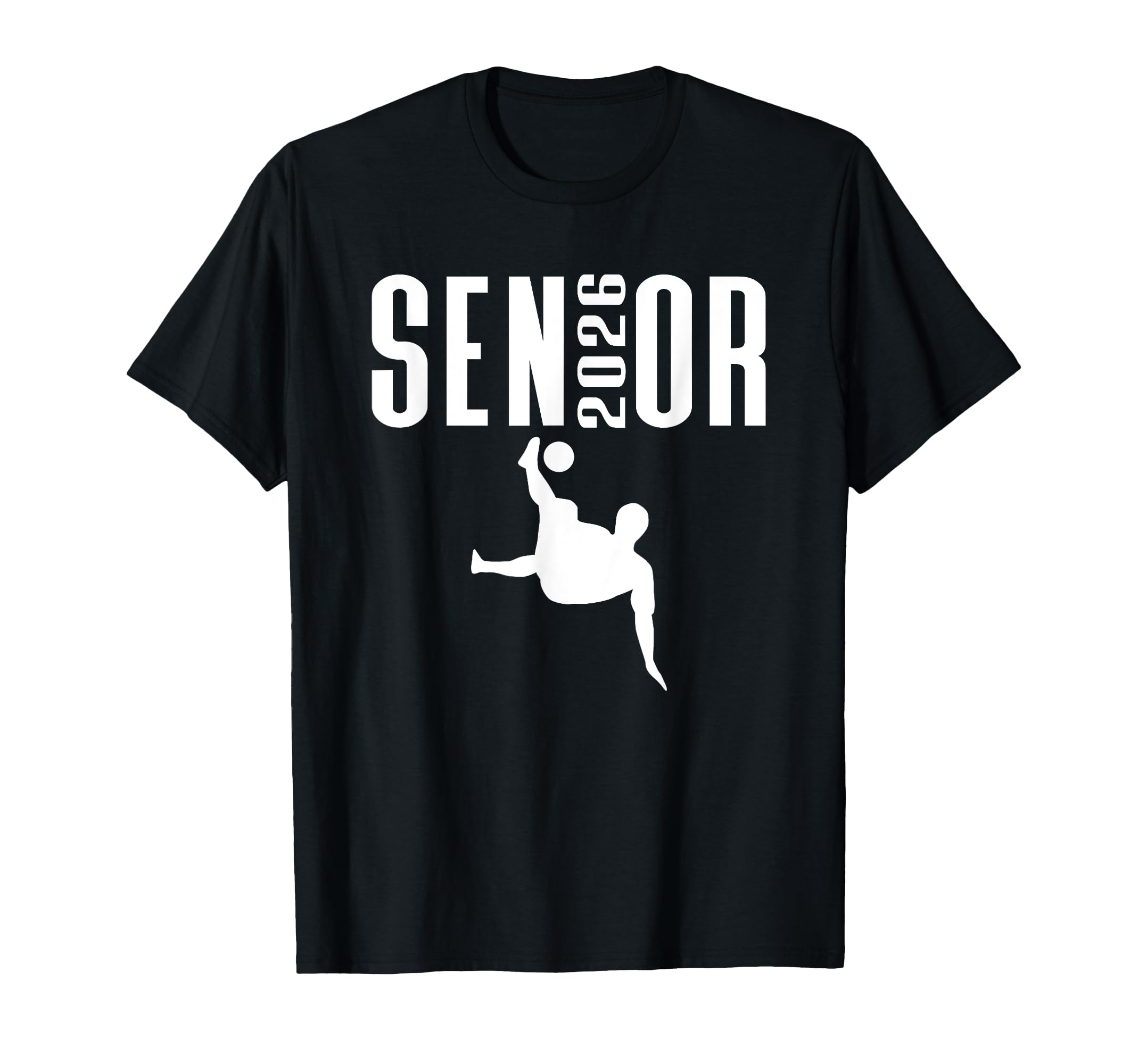 Class 2026 Senior Sports Themed Soccer T-Shirt - Streetwear Style Unisex