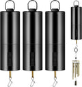 2 Pieces Hanging Black Rotating Motor Wind Spinner Mobile Battery Operated Motor Multi-Purposes Rotatable Hook for Garden Decoration Accessory Supplies