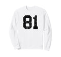 Distressed Sport Team Number Sweatshirt - Casual Everyday Wear for Adults