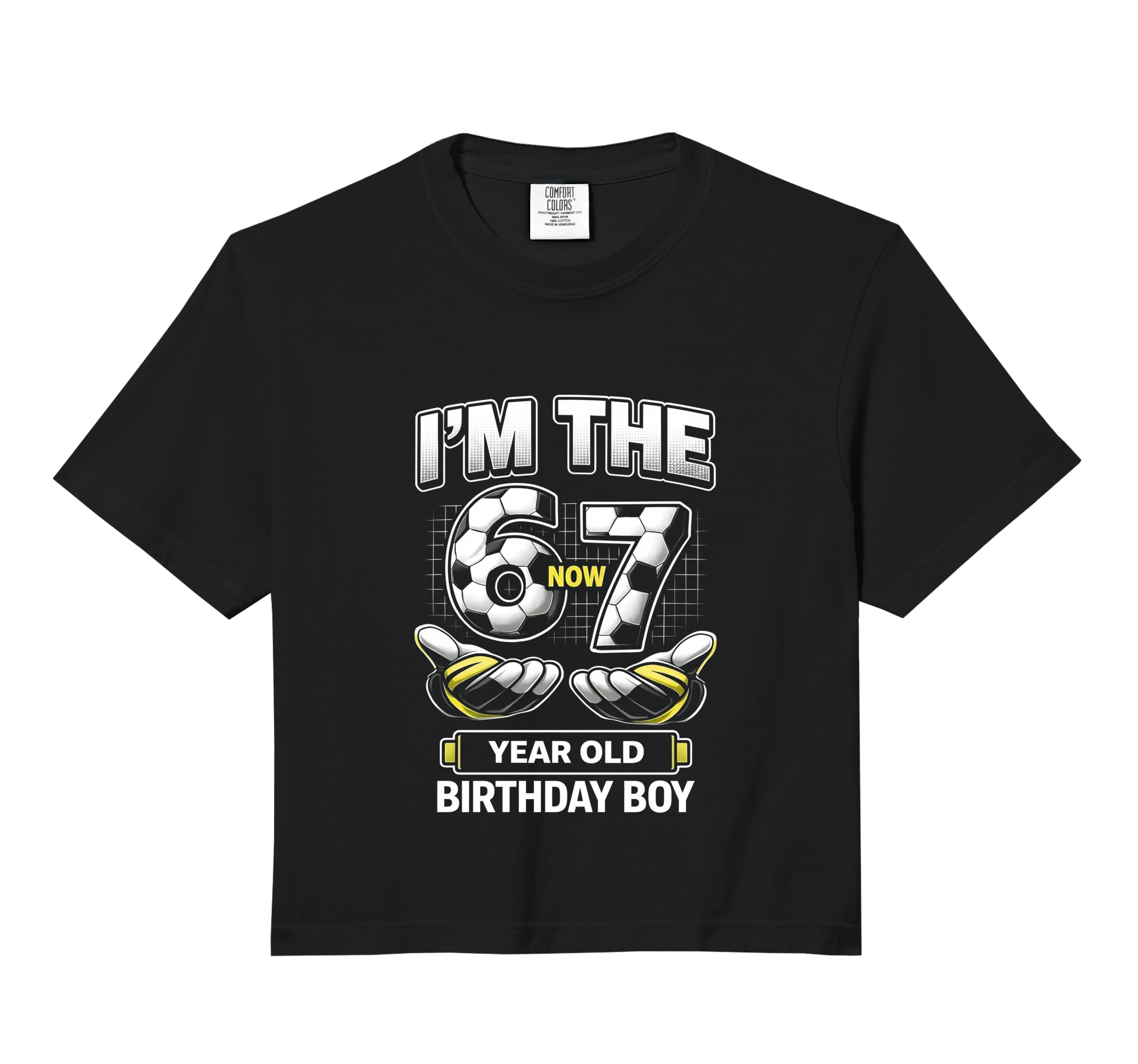 Birthday I Was 6 Now Im 7 Six Seven T-Shirt - Graphic Print Men Women