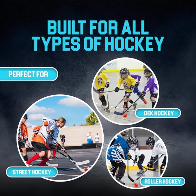 Premier Sports - 12-Pack All-Weather Street Hockey Balls – Durable, Low-Bounce, High-Visibility Balls with Reusable Storage Bag – Premier Regulation Size