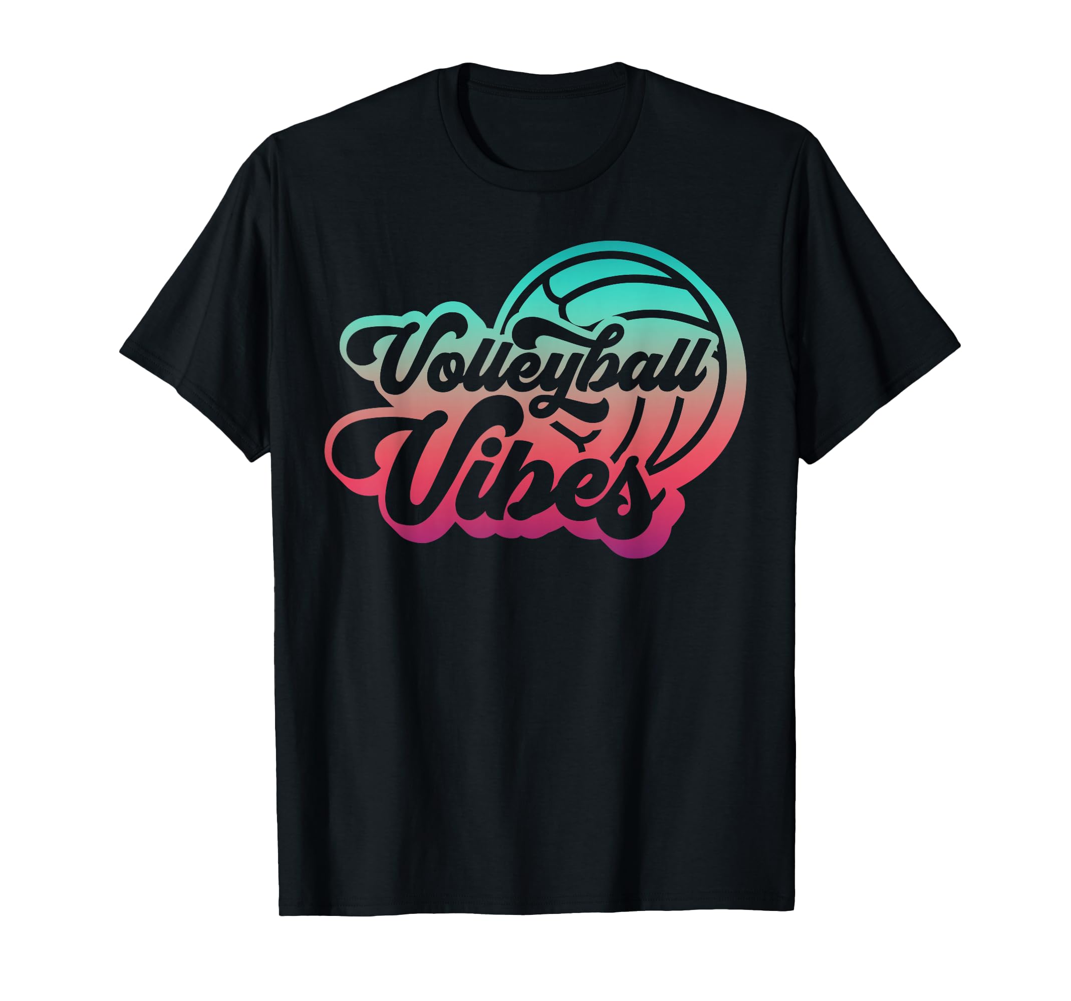 Volleyball Vibes Game Day Volley Lover T-Shirt - Graphic Print Men Women