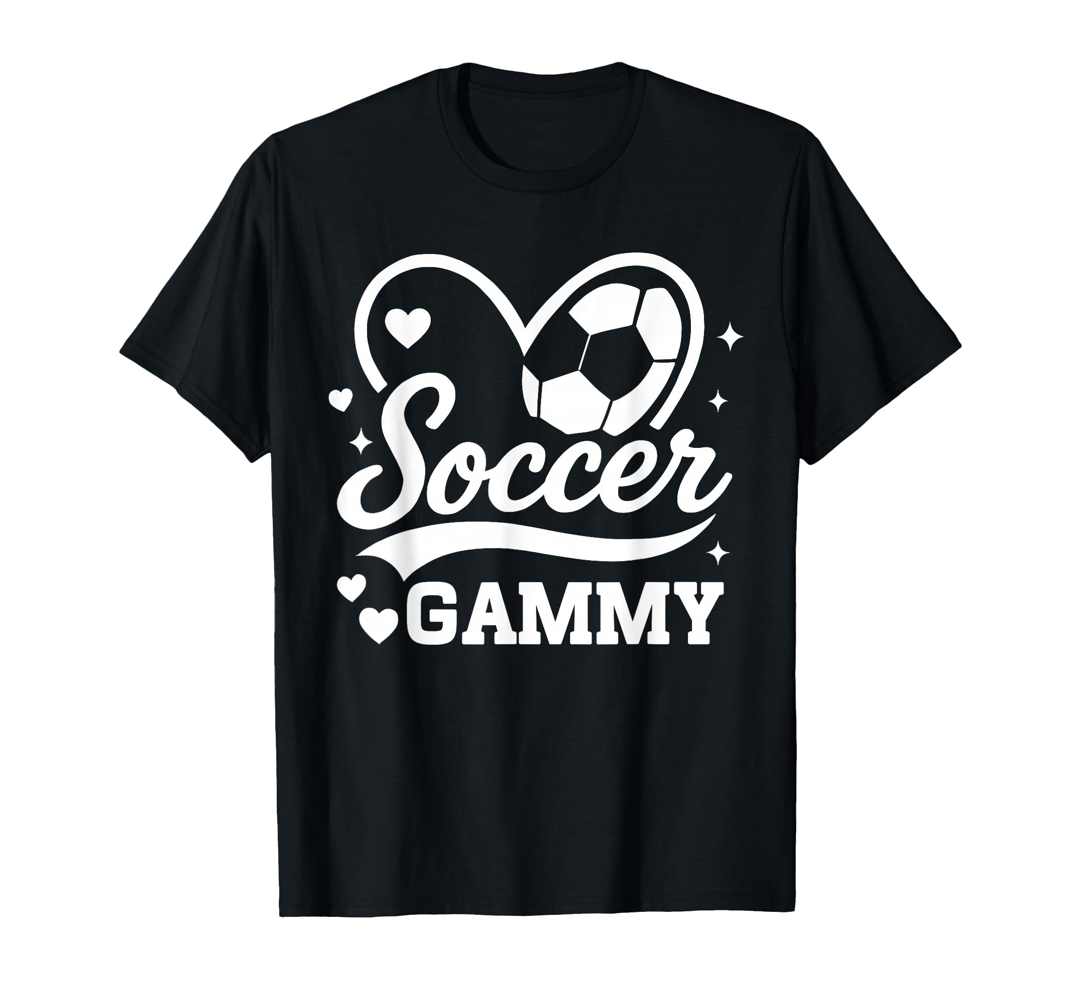Soccer Gammy Heart Love Soccer T-Shirt - Fun Novelty Design Men Women