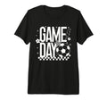 Game Day Soccer Season Mom Checkered T-Shirt - Aesthetic Graphic Men Women