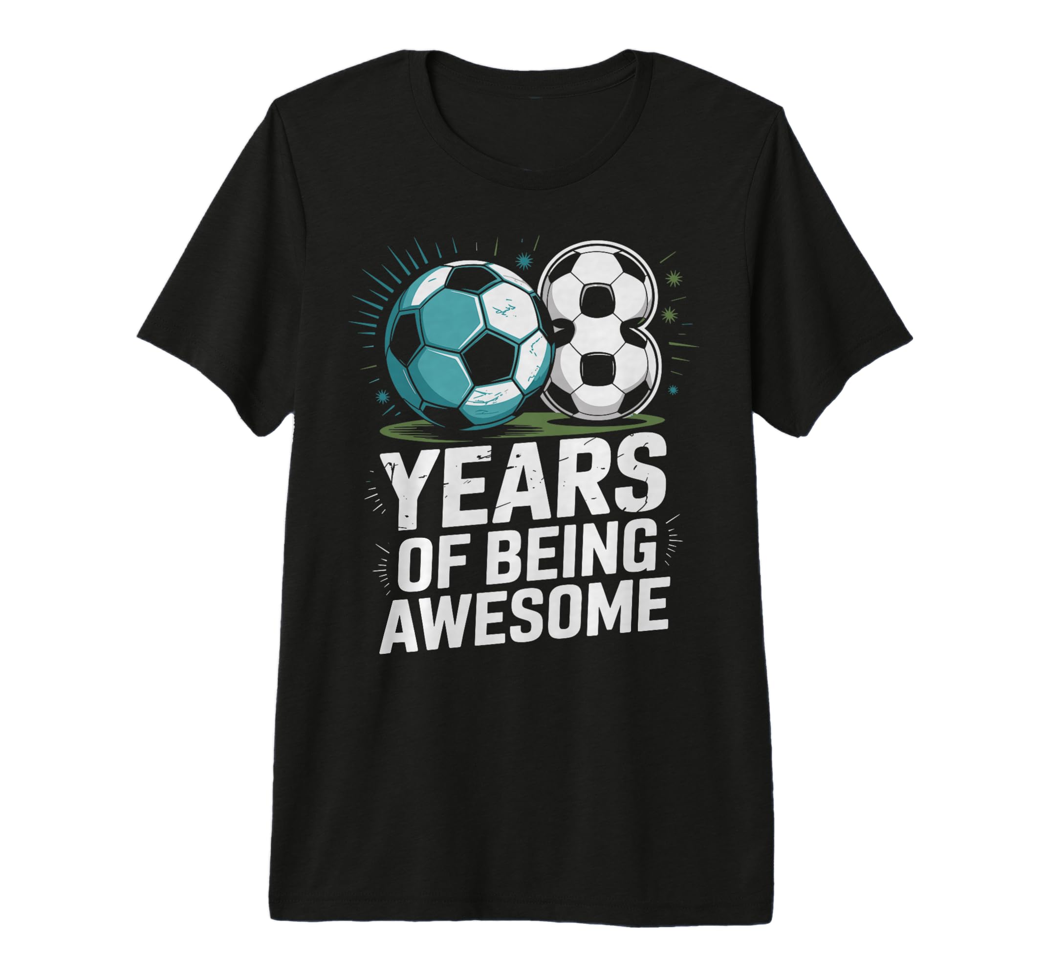 8 Years Being Awesome 8Th Birthday T-Shirt - Unique Graphic for Adults