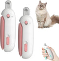 Celery Pets Nail Clippers, Adjustable Claw Clippers for Cats, Round-Hole Trimmer with Dust Storage, Safe Pet Claw Clipper Grooming Tool, Adjustable Nail Cutter for Small Large Cat/Dog (2*Pink)