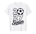 Class 2027 Senior Soccer Mens T-Shirt - Custom Art Print Unisex