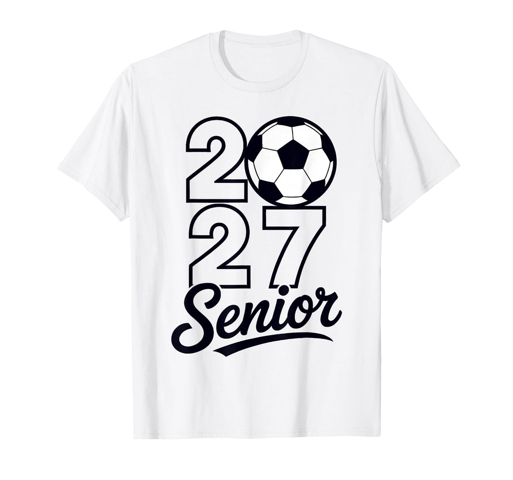 Class 2027 Senior Soccer Mens T-Shirt - Graphic Print Men Women