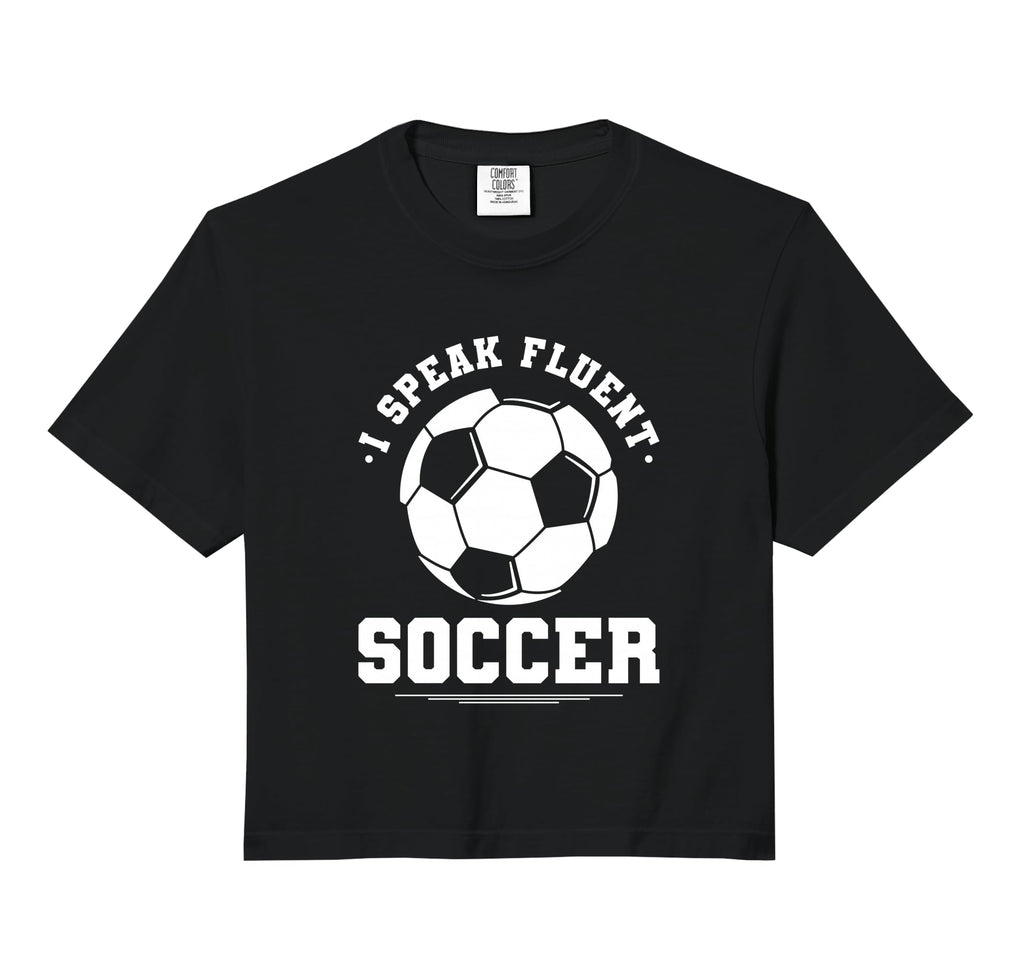 I Speak Fluent Soccer Player Coach Hoodie - Minimalist Print for Adults