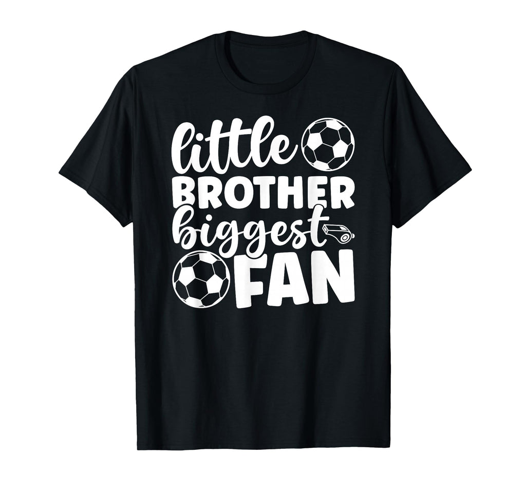 Little Brother Soccer Brother Soccer T-Shirt - Graphic Print Men Women