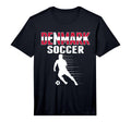 Denmark Soccer Fans Jersey Proud T-Shirt - Aesthetic Graphic for Adults