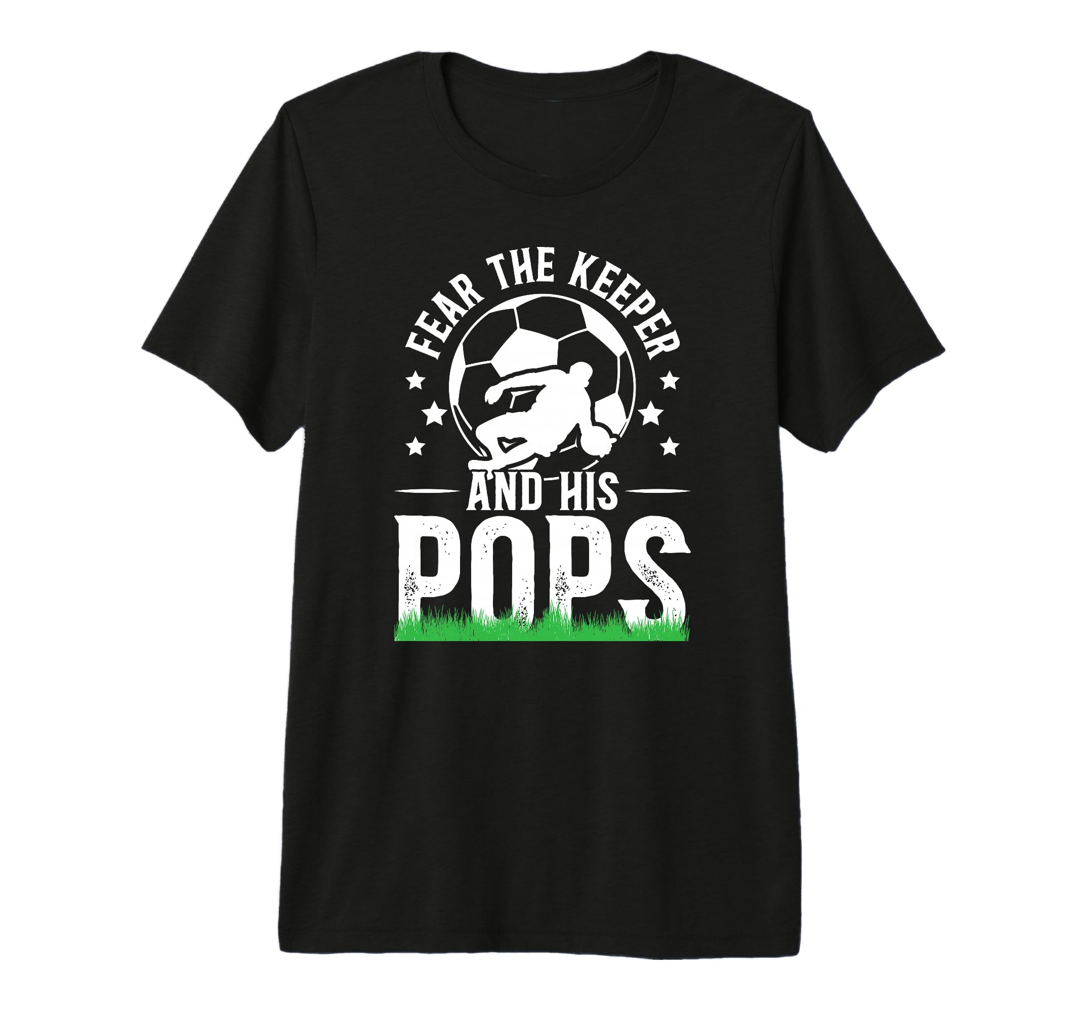 Mens Fear Soccer Keeper Pops Soccer T-Shirt - Streetwear Style for Adults