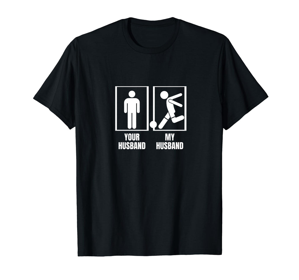 Soccer Player Your Husband My Husband T-Shirt - Minimalist Print Unisex