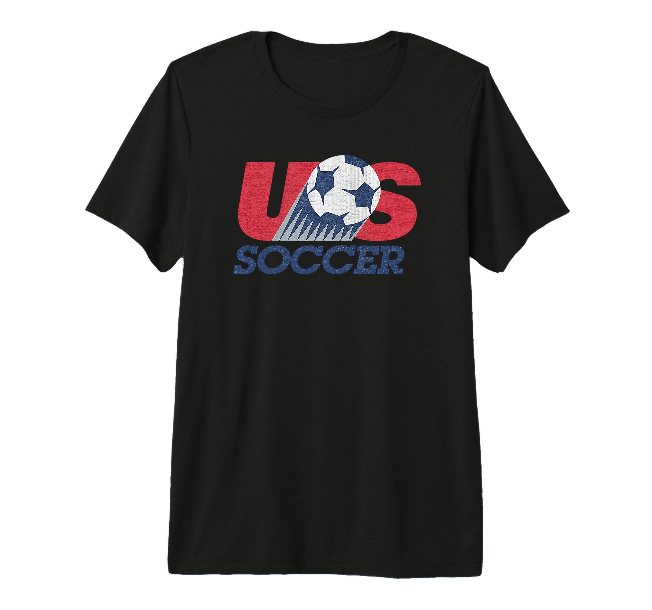 Usa Soccer Tri Blend T-Shirt - Graphic Print for Adults