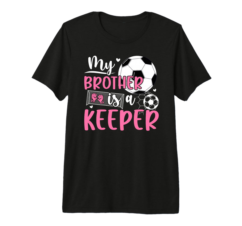 Proud Soccer Keeper Sister Soccer T-Shirt - Minimalist Print Unisex