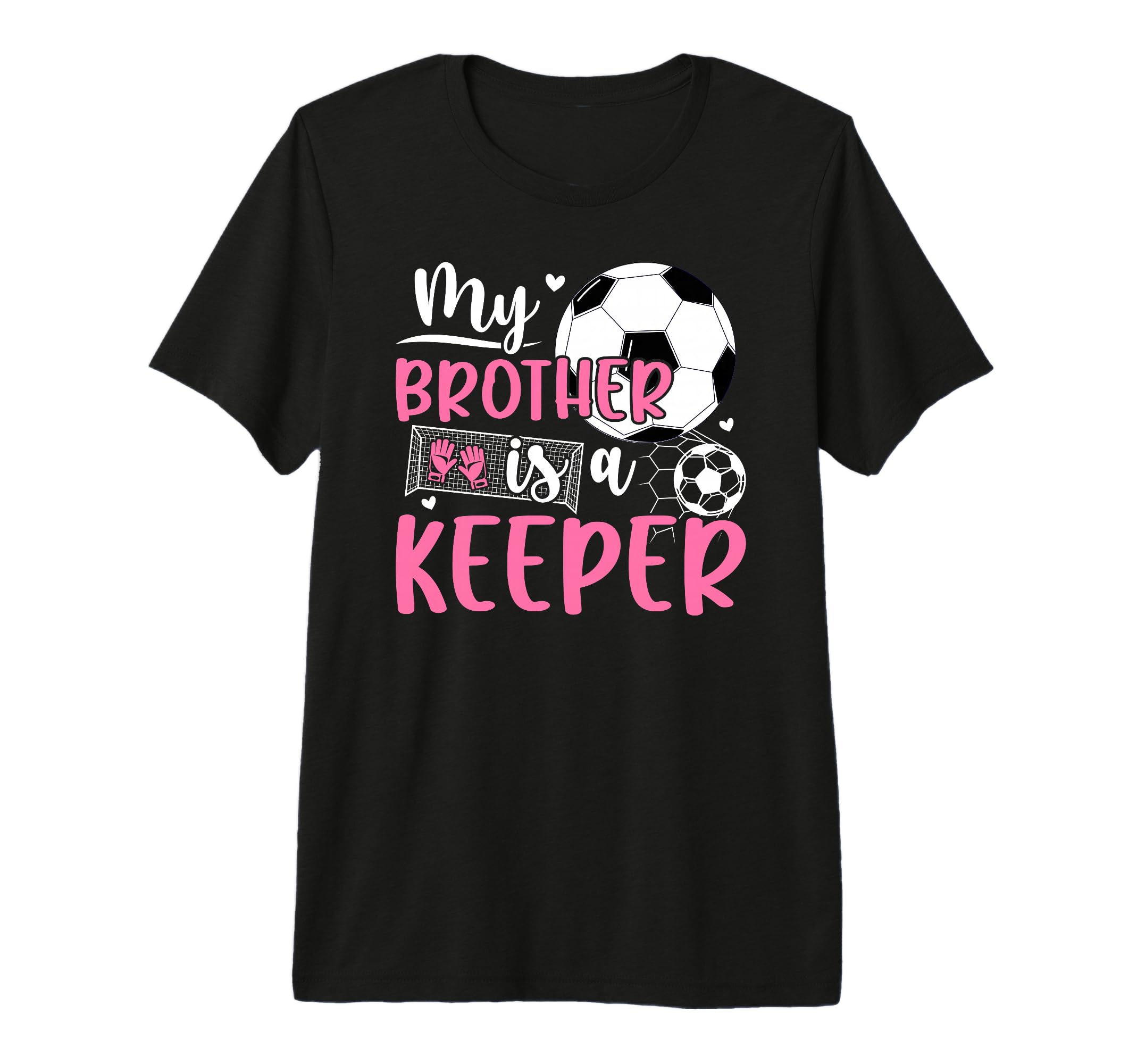 Proud Soccer Keeper Sister Soccer T-Shirt - Minimalist Print Unisex