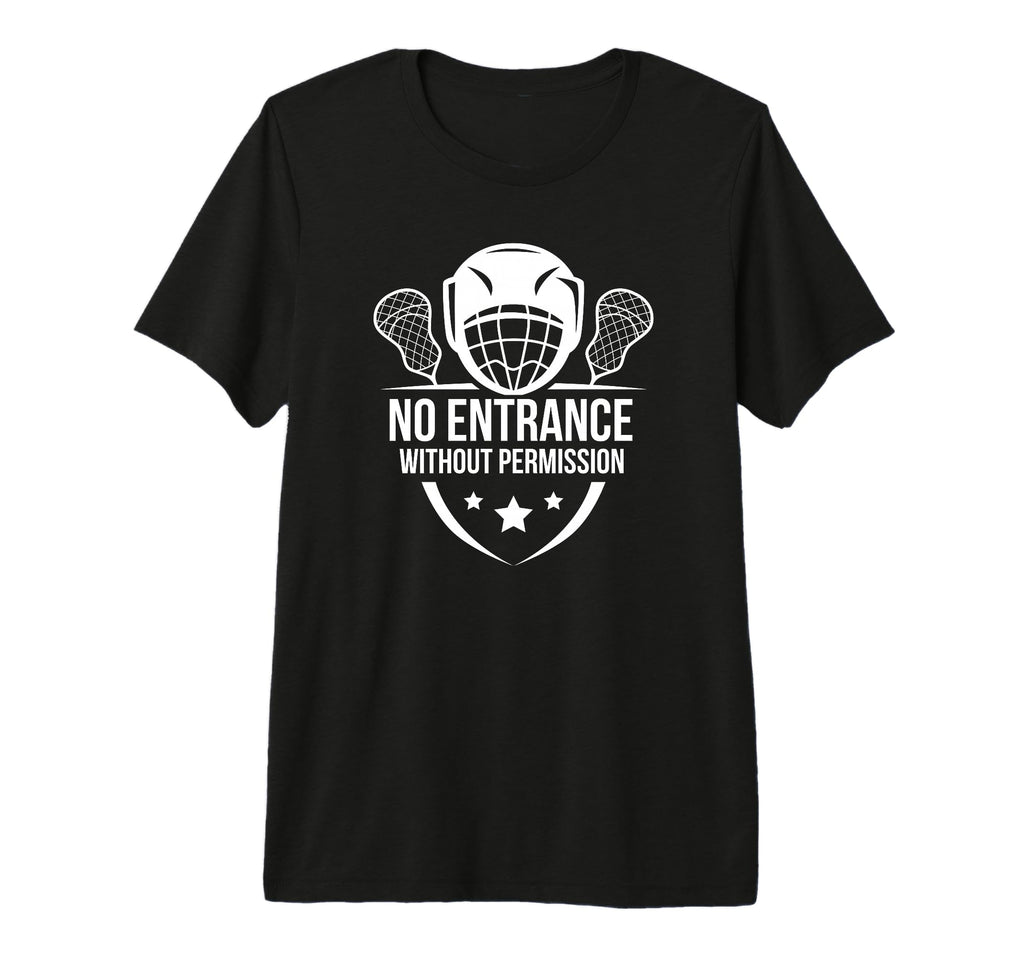 Lacrosse Goalie Funny Lacrosse T-Shirt - Casual Everyday Wear for Adults