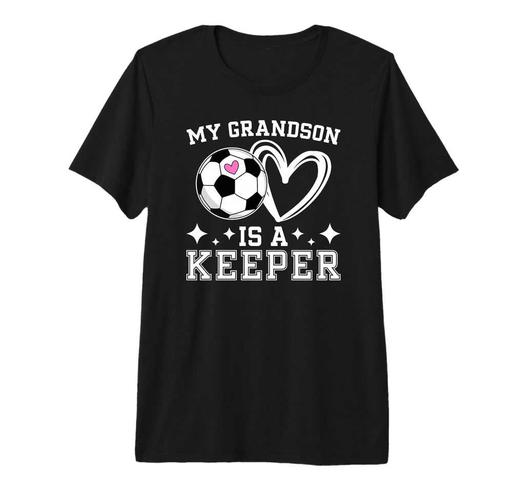 Proud Soccer Keeper Grandma Soccer T-Shirt - Unique Graphic for Adults