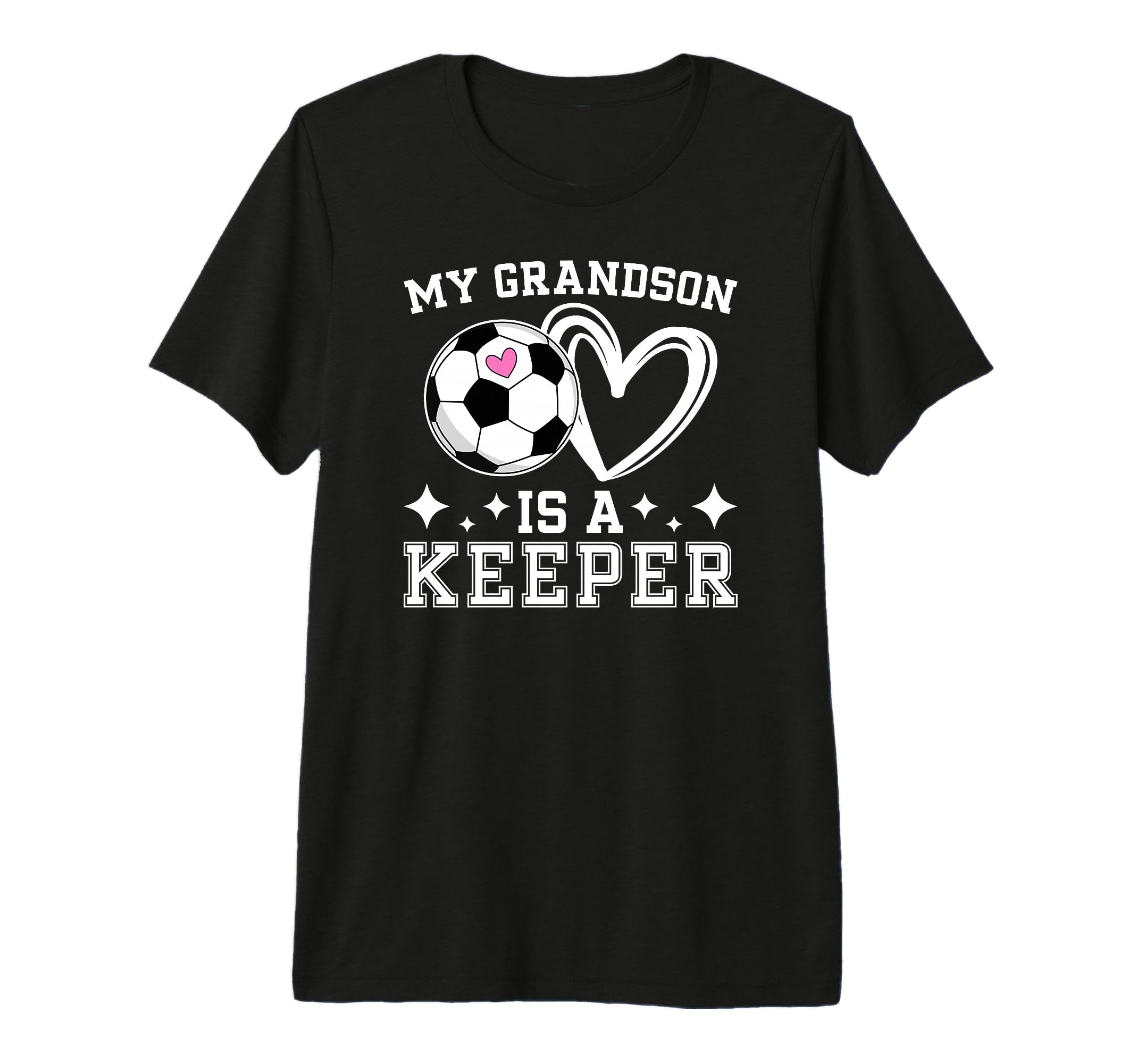 Proud Soccer Keeper Grandma Soccer T-Shirt - Unique Graphic for Adults