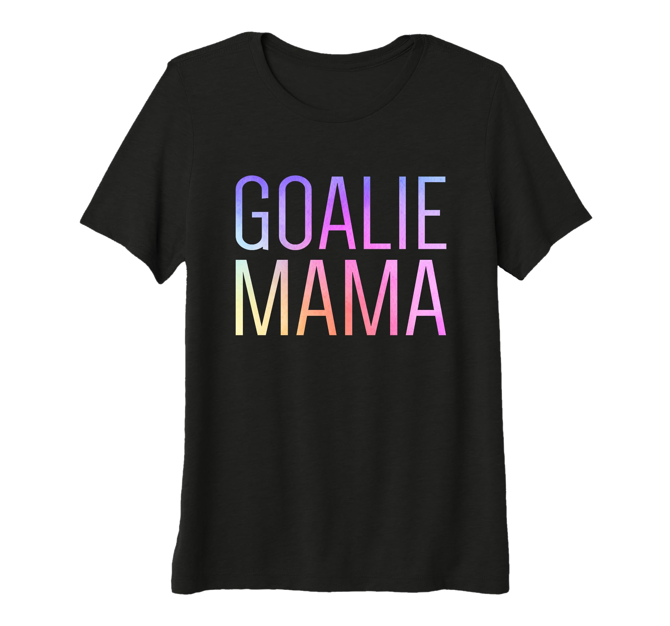 Womens Goalie Mama Goalie Mom T-Shirt - Fun Novelty Design Men Women