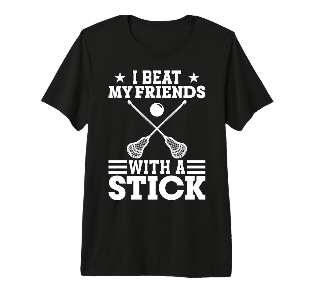 Lacrosse Goalie Tri Blend T-Shirt - Trendy Graphic for Adults
