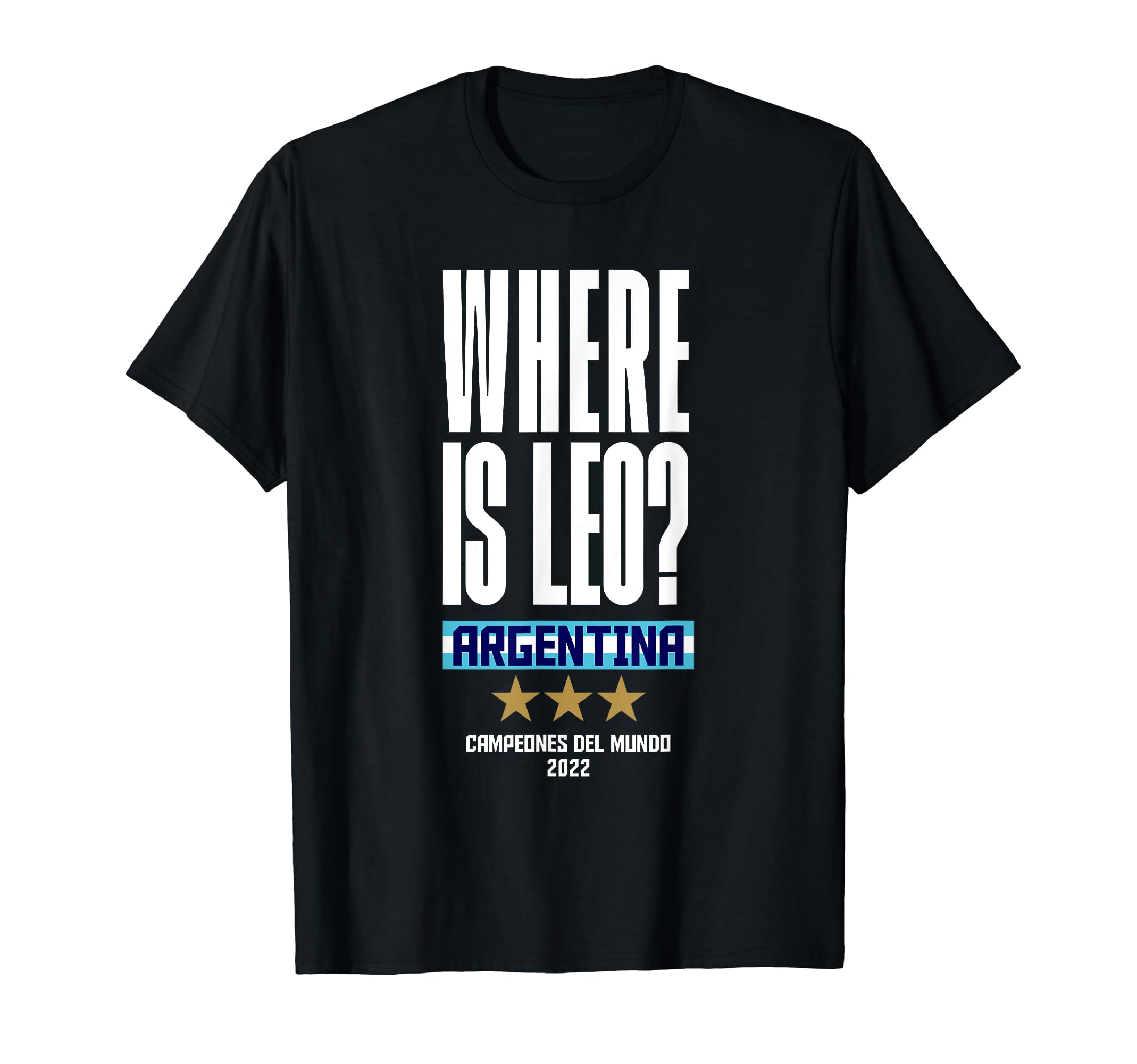 Argentina World Champion 2022 Soccer Fans T-Shirt - Novelty Apparel Unisex