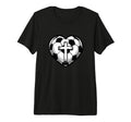 Soccer Ball Heart Christian Faith Cross T-Shirt - Unique Graphic Unisex