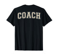 Coach Sports Trainer Ivory And White Back T-Shirt - Trendy Graphic Unisex
