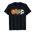 Memaw Basketball Soccer Leopard Heart Ball T-Shirt - Trendy Graphic Unisex