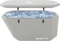 Inflatable Ice Bath Tub for Athletes - Slanted-Edge Cold Plunge Tub Compatible Water Chiller, Insulated Lid, EVA Groundsheet, Backpack, 120 Gallon, 61" L x 31.5" W x 24.8" H