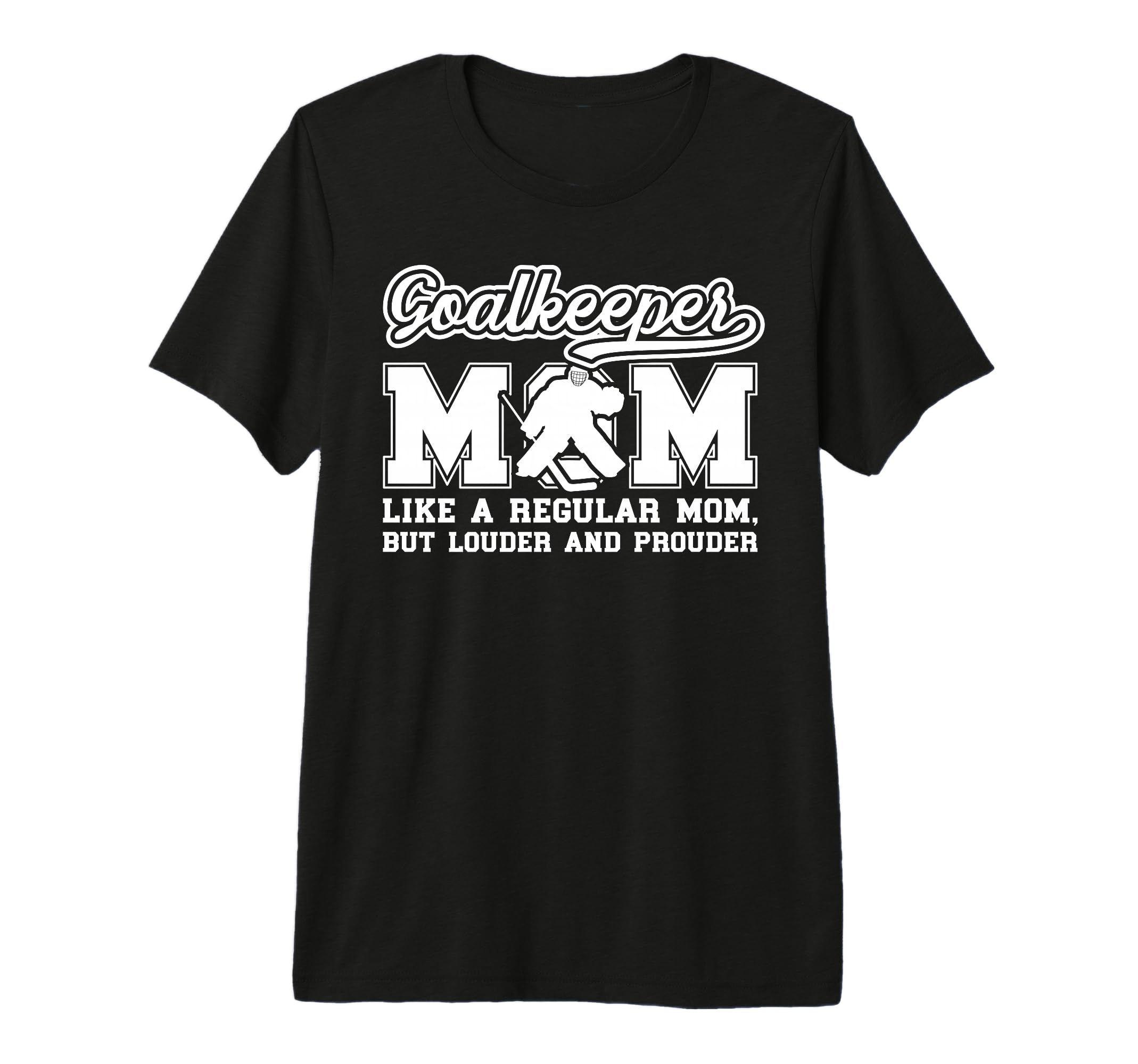 Hockey Goalkeeper Mom Ice Hockey T-Shirt - Aesthetic Graphic for Adults