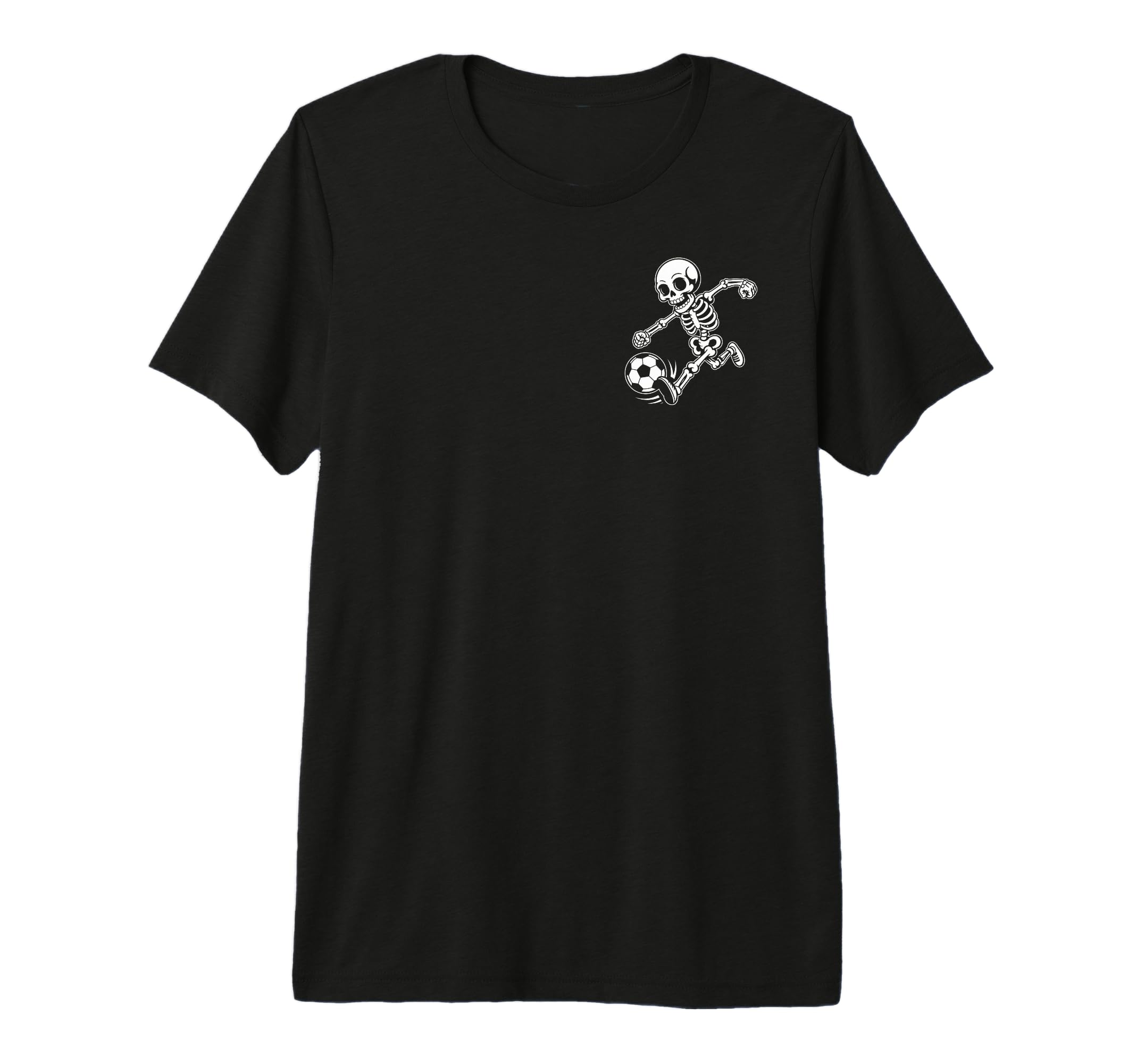 Skeleton Soccer Enthusiast Funny T-Shirt - Casual Everyday Wear Unisex