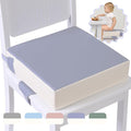 Booster Seat for Kitchen Chair with Adjustable Straps, Toddler Booster Seats for Dining Table Portable for Travel Camping Eating, Booster Cushion for Table for Baby Child Infant Kid Boy Girl