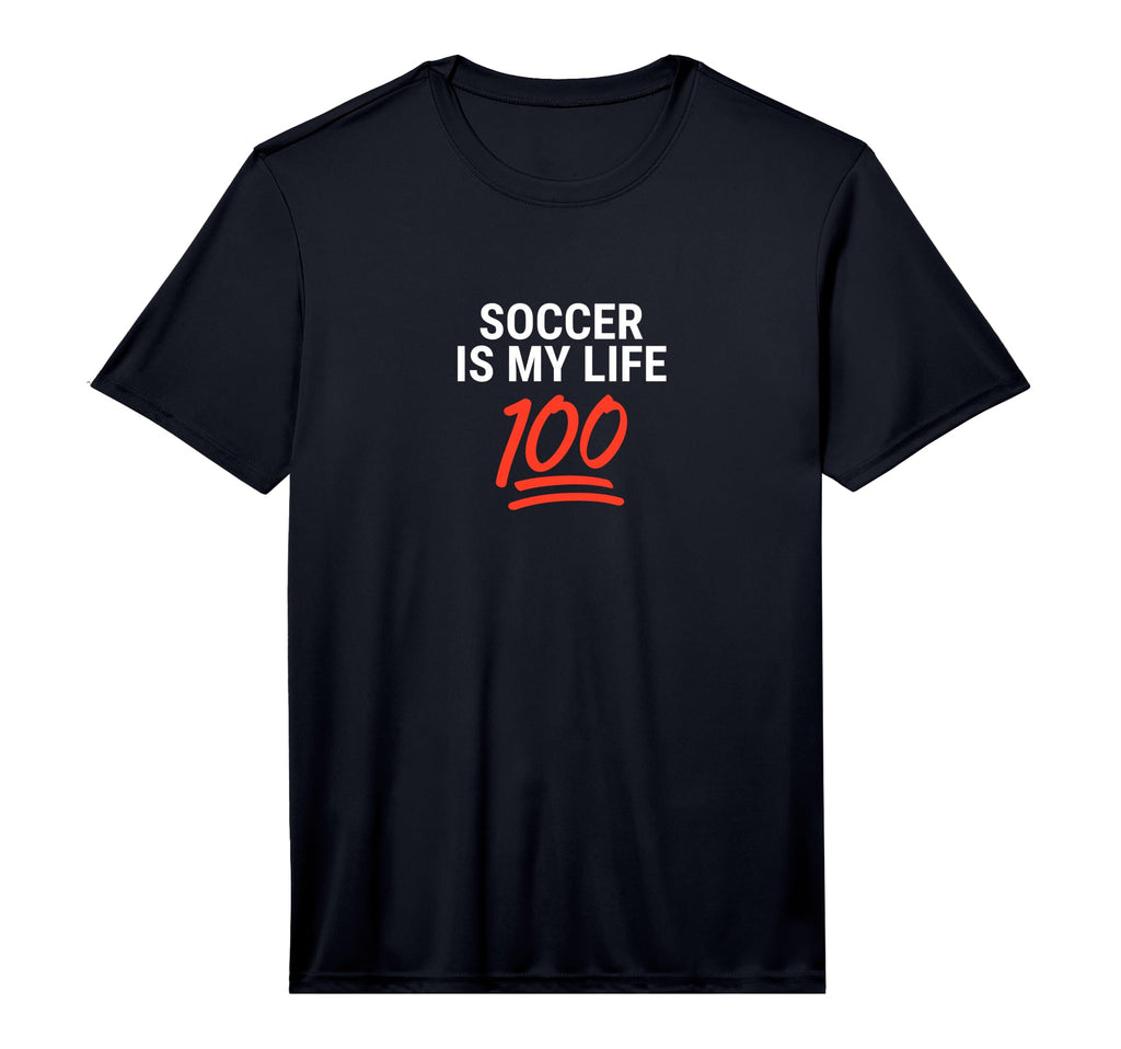 Soccer Is My Life 100 Inspiring T-Shirt - Custom Art Print for Adults