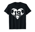 Soccer Number 19 Jersey Funny Soccer T-Shirt - Unique Graphic for Adults