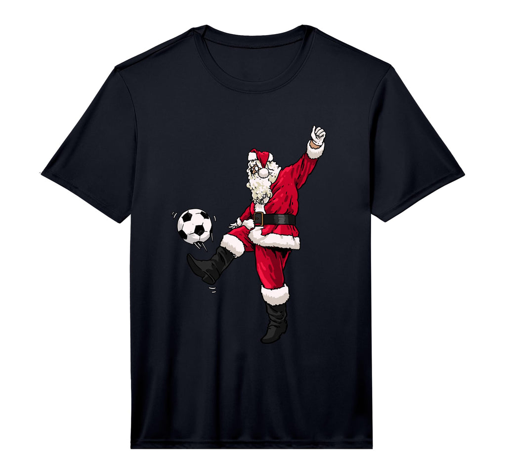 Santa Soccer Shirts Soccer Lover T-Shirt - Aesthetic Graphic for Adults