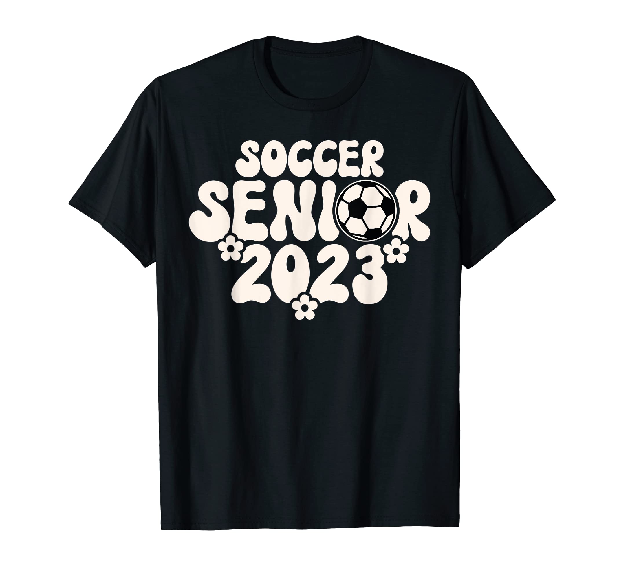 Groovy Class 2023 Graduation Soccer T-Shirt - Trendy Graphic Men Women