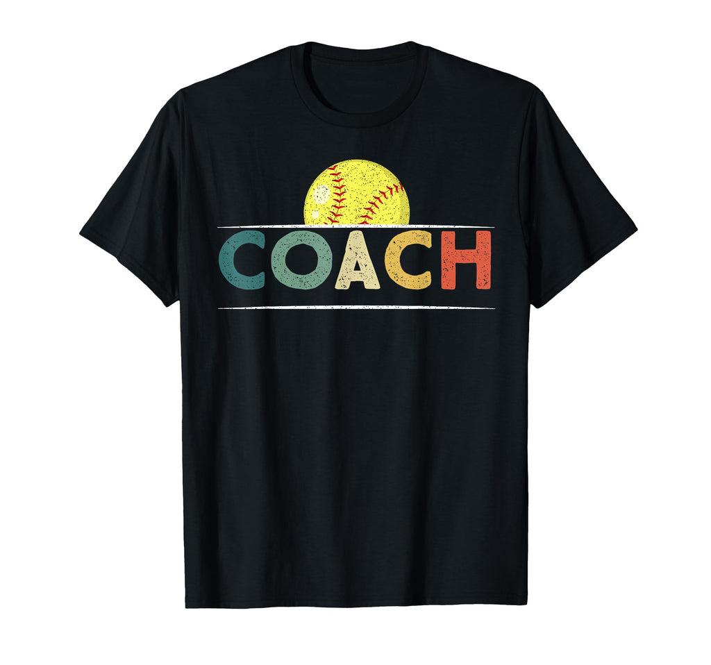 Softball Coach Gifts Funny Ball T-Shirt - Fun Novelty Design for Adults