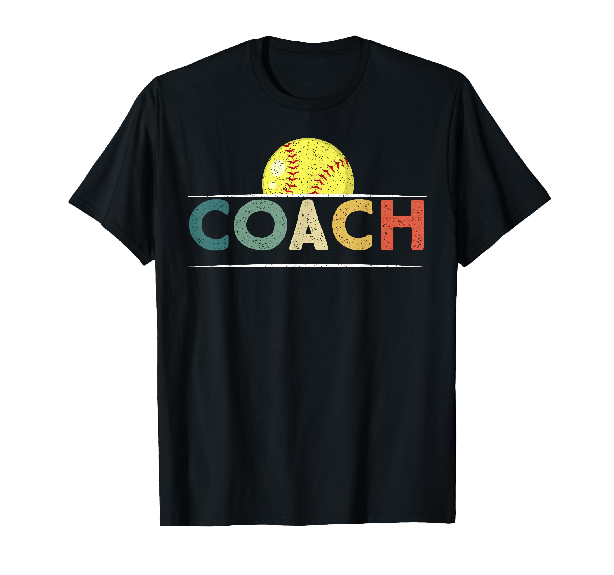 Softball Coach Gifts Funny Ball T-Shirt - Fun Novelty Design for Adults