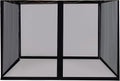 10'x10' Mosquito Netting for Patio with Zipper, Outdoor Replacement Mesh Sidewall Netting for Porch/Patio/Canopy/Gazebo (Mosquito Netting Only, Black)