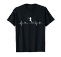 Soccer Heartbeat Funny Sarcastic T-Shirt - Fun Novelty Design Unisex