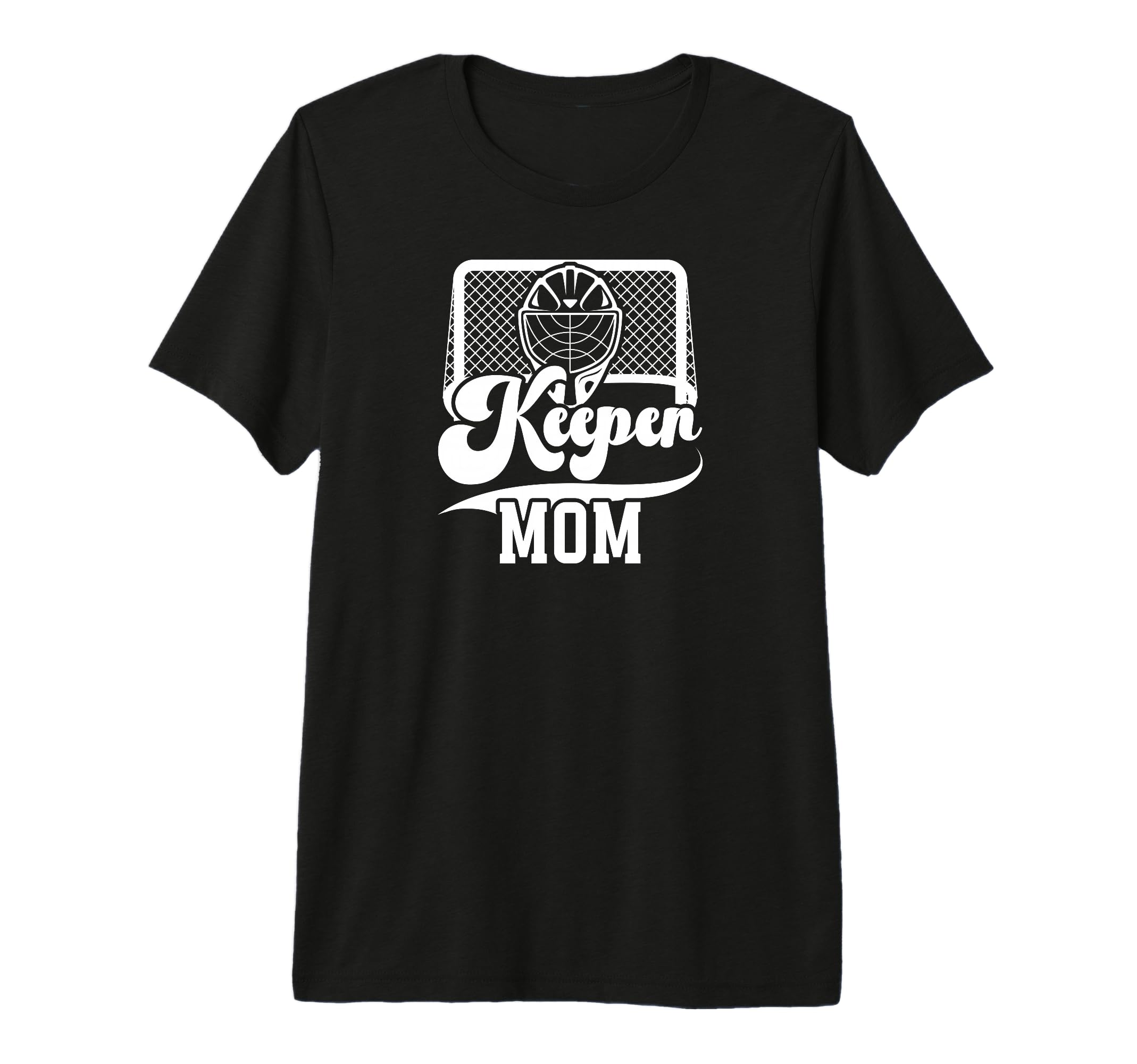 Ice Hockey Keeper Mom Ice Hockey T-Shirt - Fun Novelty Design for Adults