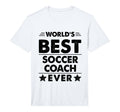 Mens Worlds Best Soccer Coach Ever T-Shirt - Trendy Graphic Unisex