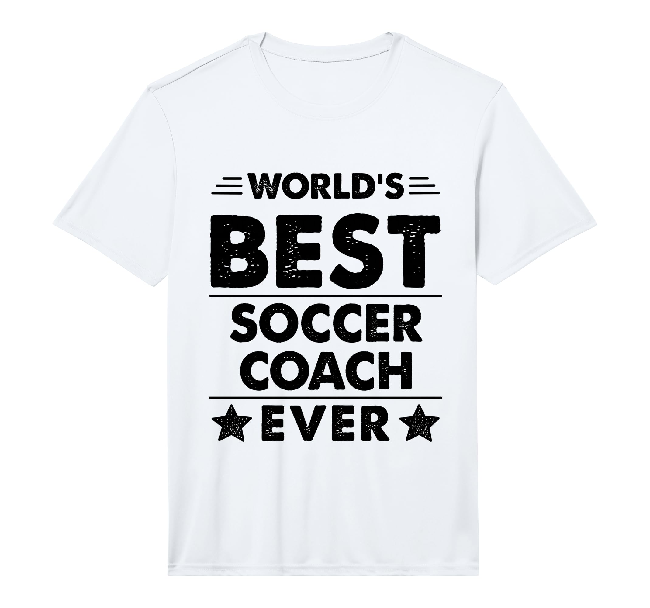 Mens Worlds Best Soccer Coach Ever T-Shirt - Trendy Graphic Unisex