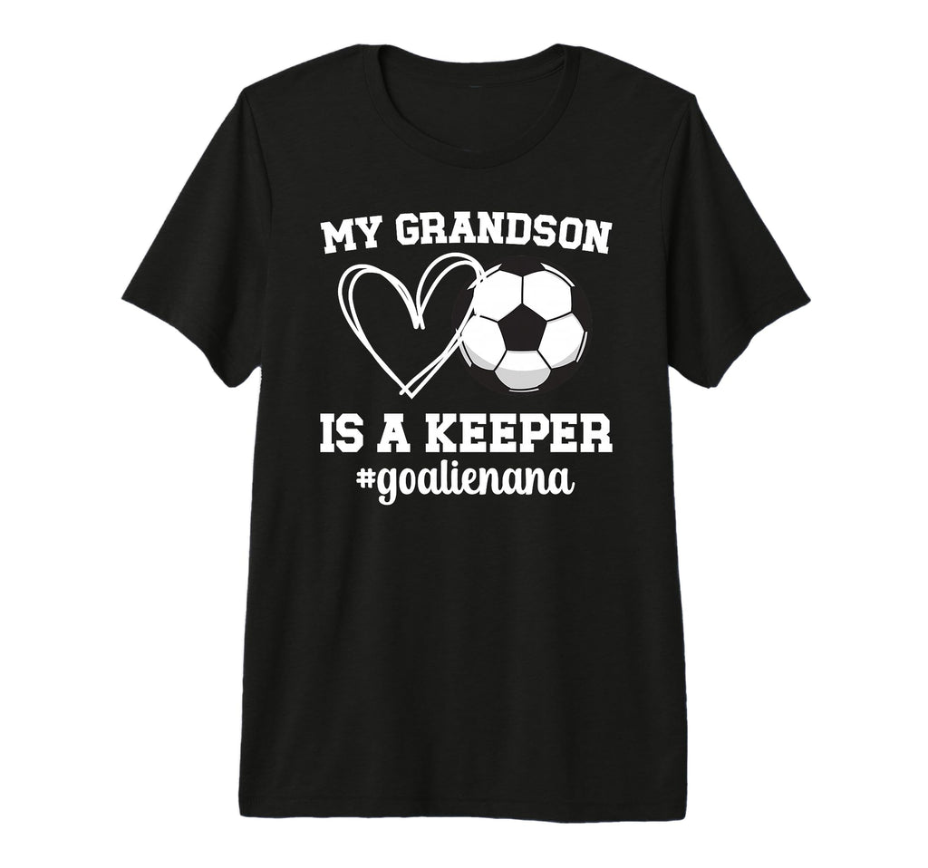 Proud Soccer Goalie Nana Soccer T-Shirt - Fun Novelty Design Unisex